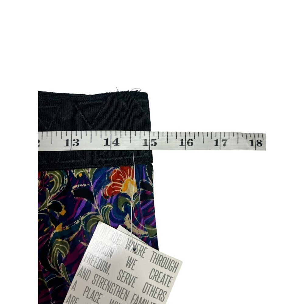 LuLaRoe Women's Pleated Purple Designed Skirt - Picture 4 of 5